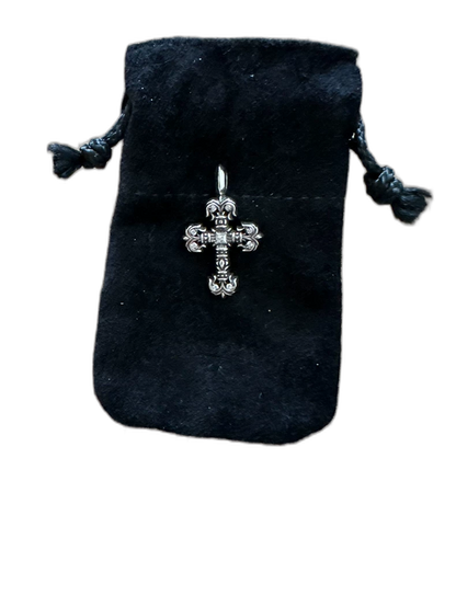 Chrome Hearts Flame Pendant with Nine Diamonds