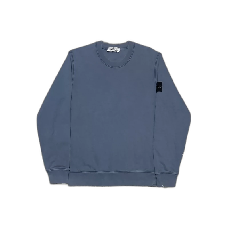 Stone Island Crewneck Sweatshirt in Foggy Blue