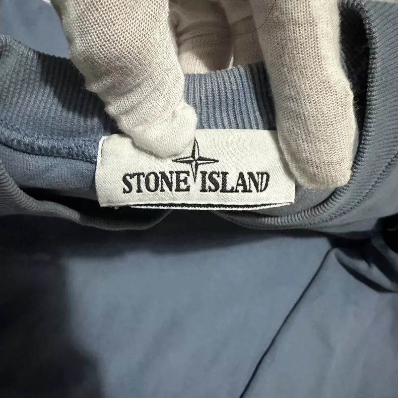 Stone Island Crewneck Sweatshirt in Foggy Blue