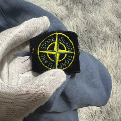 Stone Island Crewneck Sweatshirt in Foggy Blue