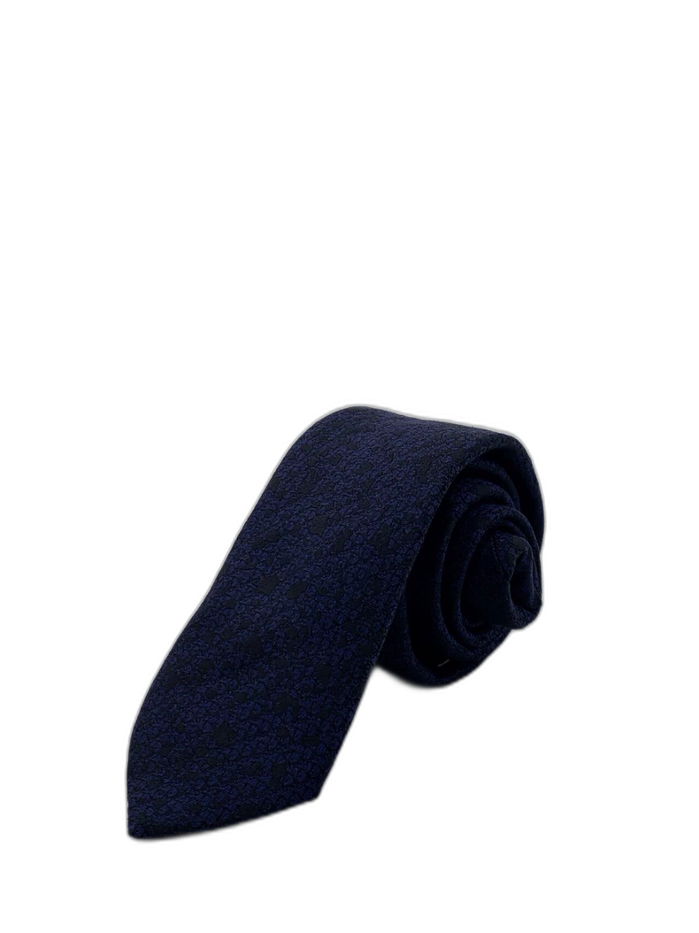 Dior Blue Floral Silk Tie