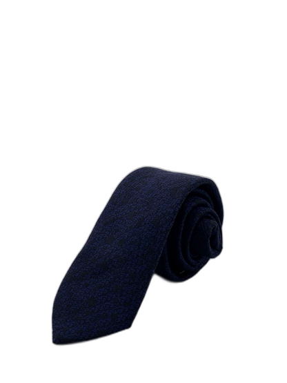 Dior Blue Floral Silk Tie