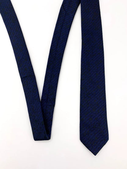 Dior Blue Floral Silk Tie