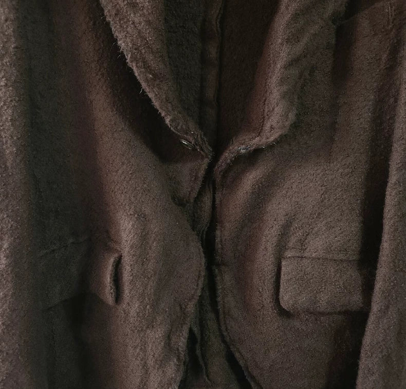 Comme des Garcons 2004AW Boiled Wool Coat