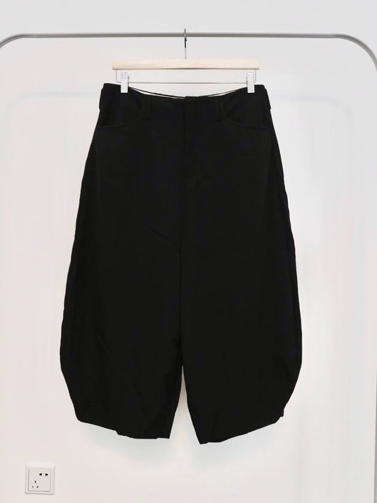Comme des Garcons Black Wool Balloon Pants