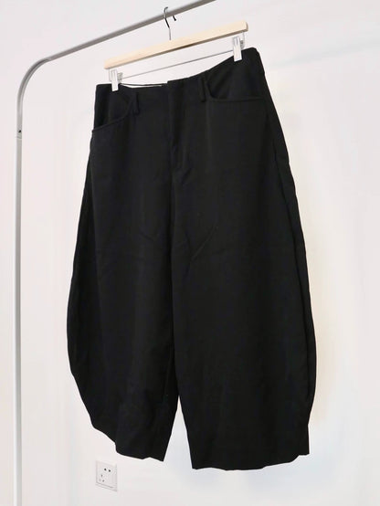 Comme des Garcons Black Wool Balloon Pants