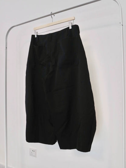 Comme des Garcons Black Wool Balloon Pants