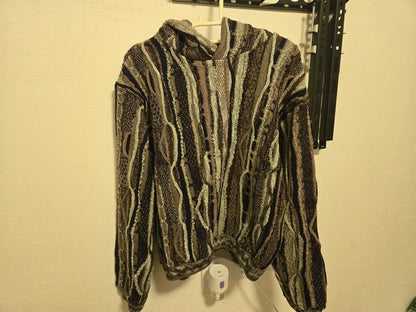 kapital hooded knit sweater