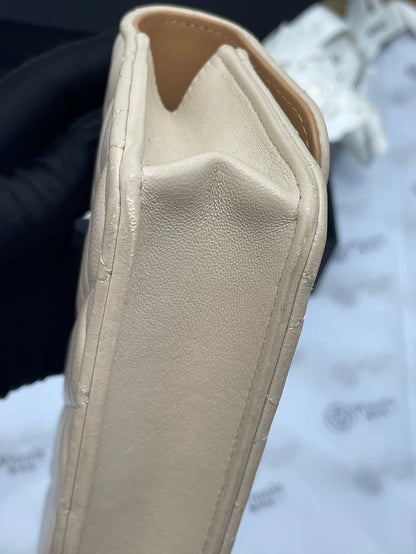 Chanel WOC Mini Bag in Beige Leather