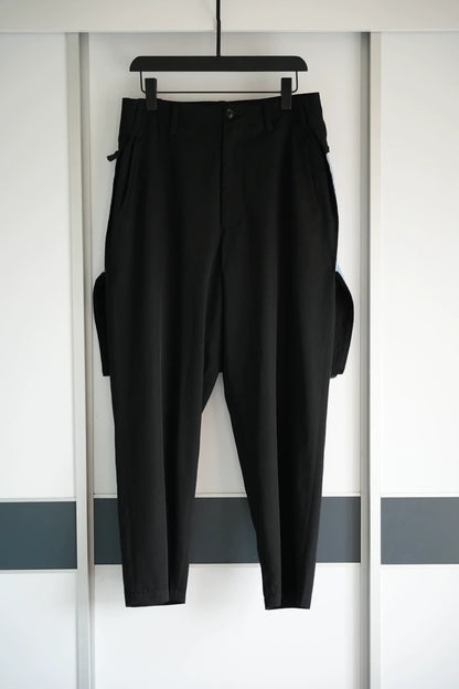 Yohji Yamamoto Blue Stripe Zip Pants