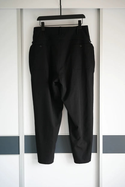 Yohji Yamamoto Blue Stripe Zip Pants