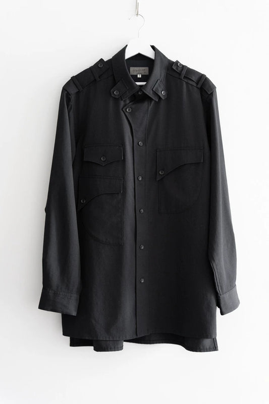 Yohji Yamamoto Multi-Pocket Wool Shirt
