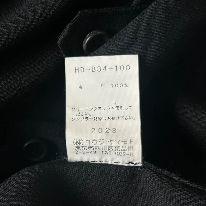 Yohji Yamamoto Multi-Pocket Wool Shirt