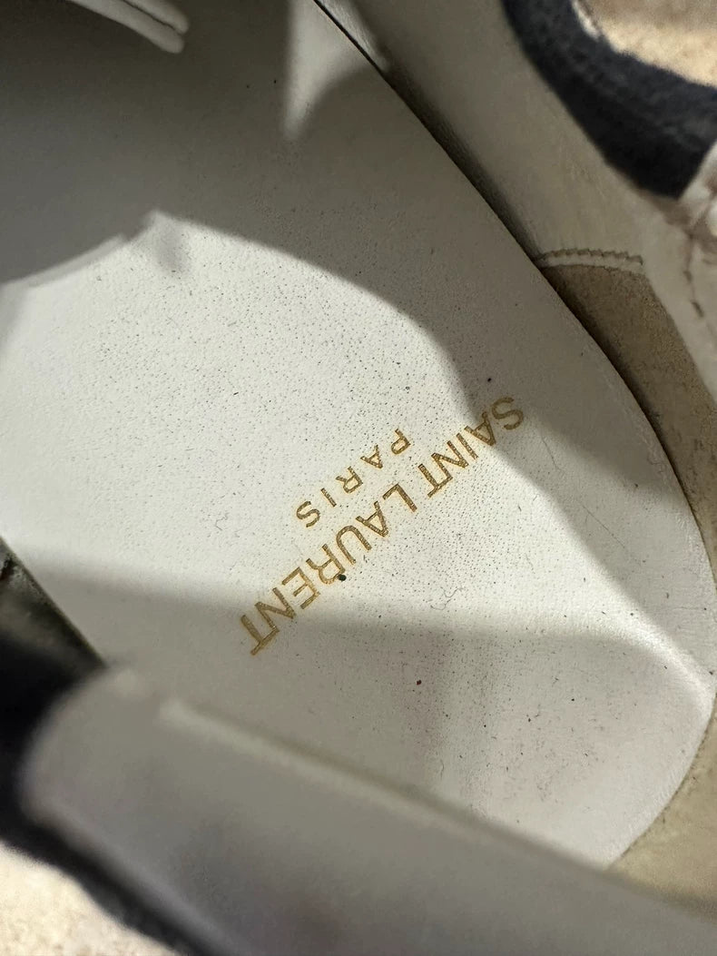 Saint Laurent Black Canvas Sneakers