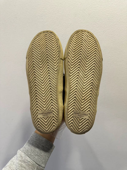 Saint Laurent Black Canvas Sneakers