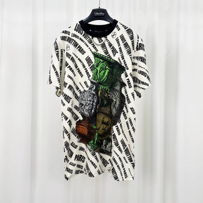 Louis Vuitton Chain Print Short Sleeve Shirt-yf