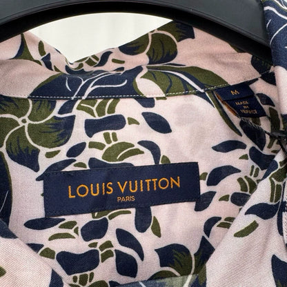 Louis Vuitton Floral Silk Short-Sleeve Shirt-yf