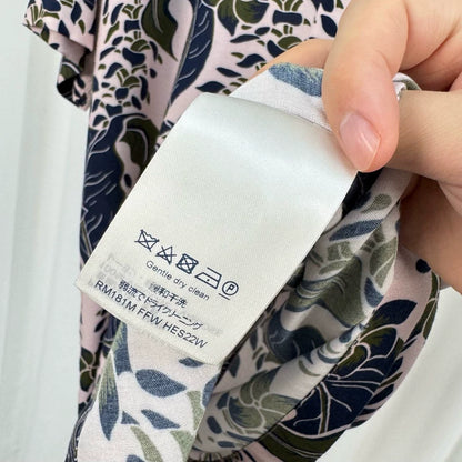 Louis Vuitton Floral Silk Short-Sleeve Shirt-yf