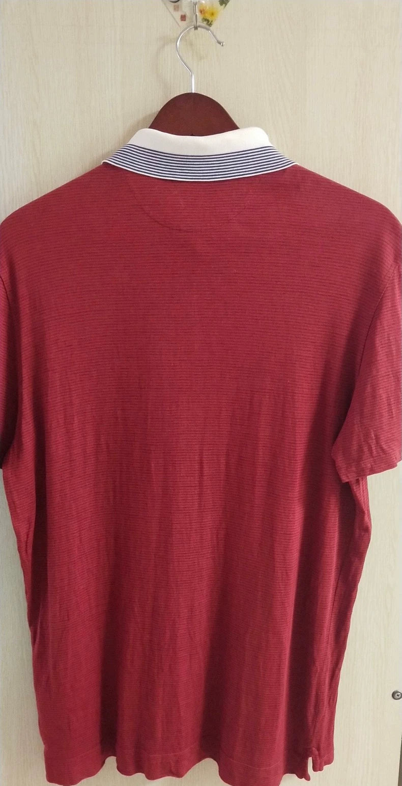 Ermenegildo Zegna Polo Shirt in Dark Red