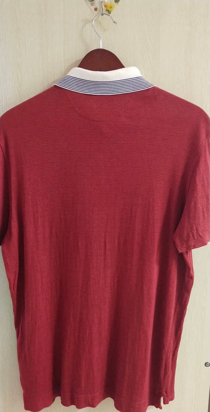 Ermenegildo Zegna Polo Shirt in Dark Red