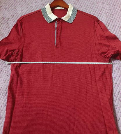 Ermenegildo Zegna Polo Shirt in Dark Red