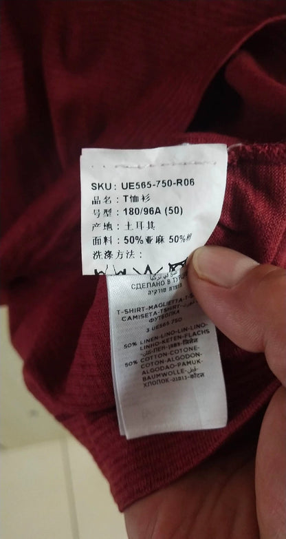 Ermenegildo Zegna Polo Shirt in Dark Red