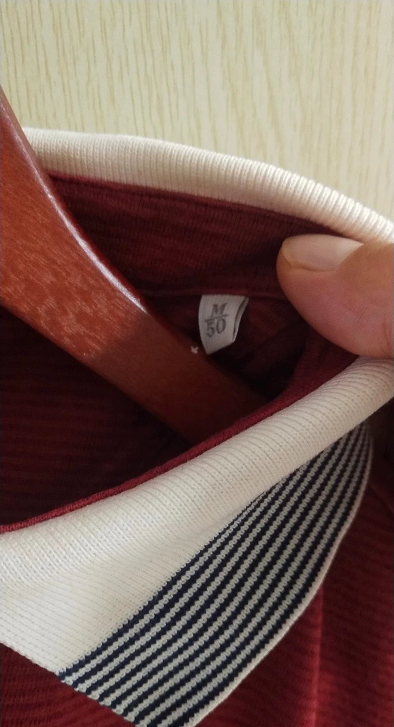 Ermenegildo Zegna Polo Shirt in Dark Red