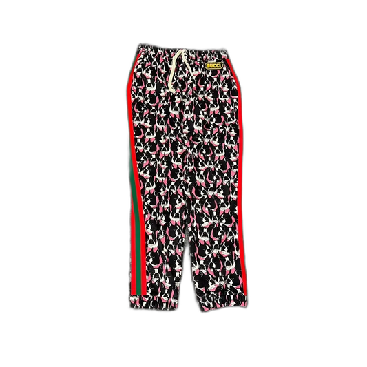 Gucci Printed Dog Pattern Sports Pants