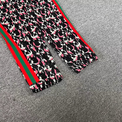 Gucci Printed Dog Pattern Sports Pants