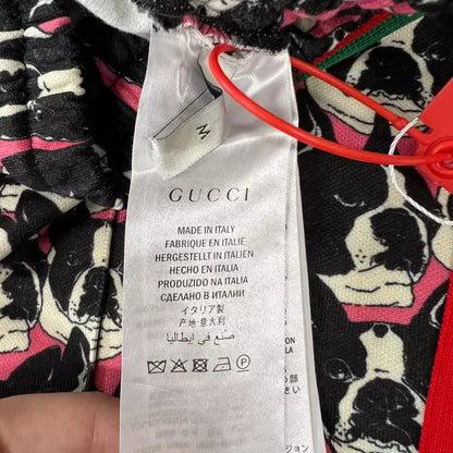 Gucci Printed Dog Pattern Sports Pants