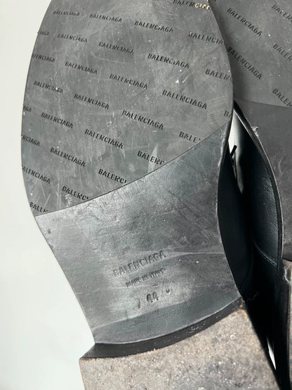 Balenciaga Black Derby Shoes Size 44