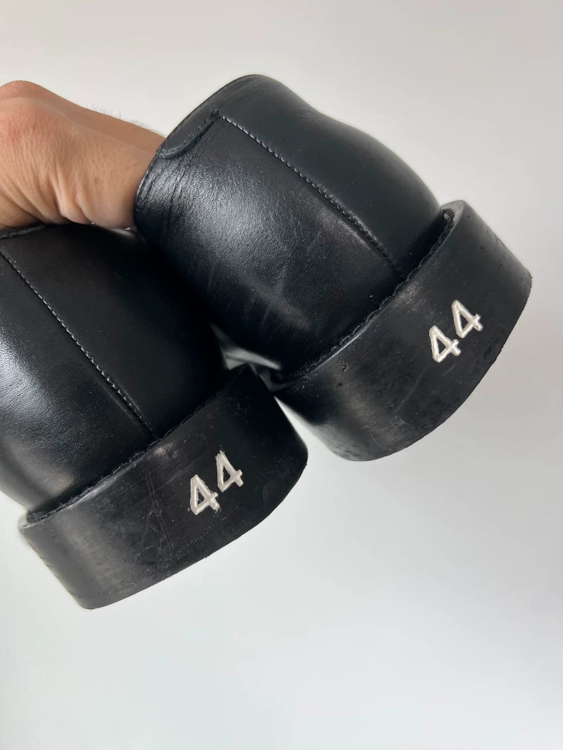 Balenciaga Black Derby Shoes Size 44