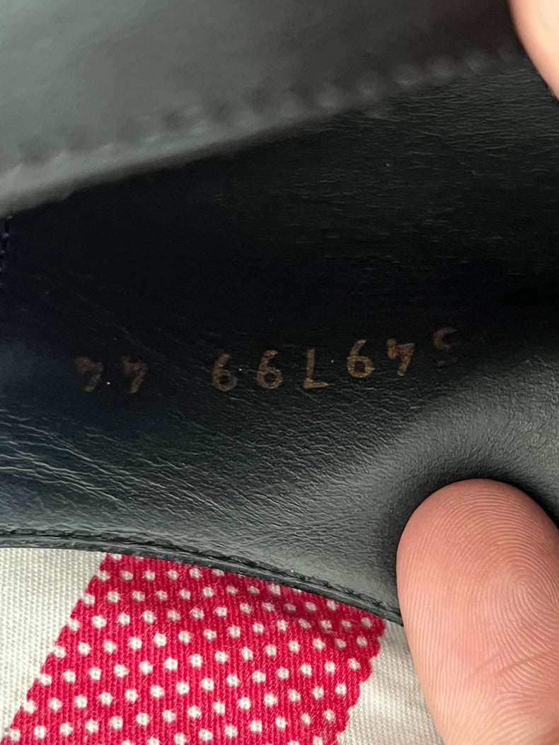 Balenciaga Black Derby Shoes Size 44