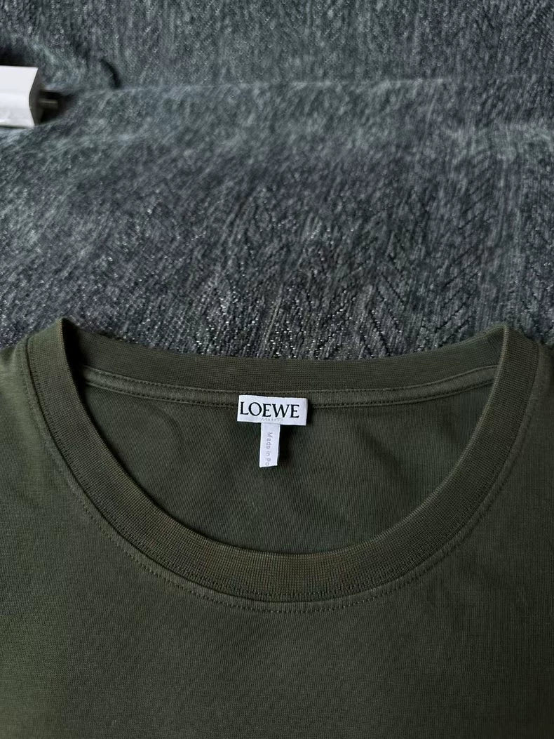 Loewe Panda Embroidery Short Sleeve Shirt