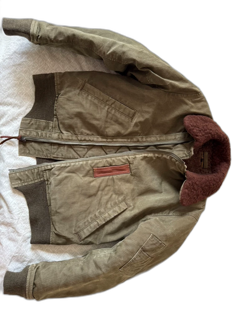 B15 Flight Jacket in Olive Green