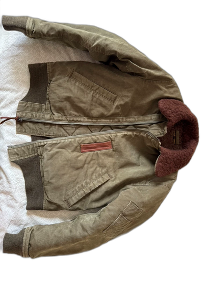 B15 Flight Jacket in Olive Green