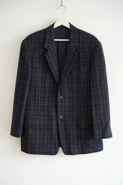 90s Retro Plaid Suit by Yohji Yamamoto