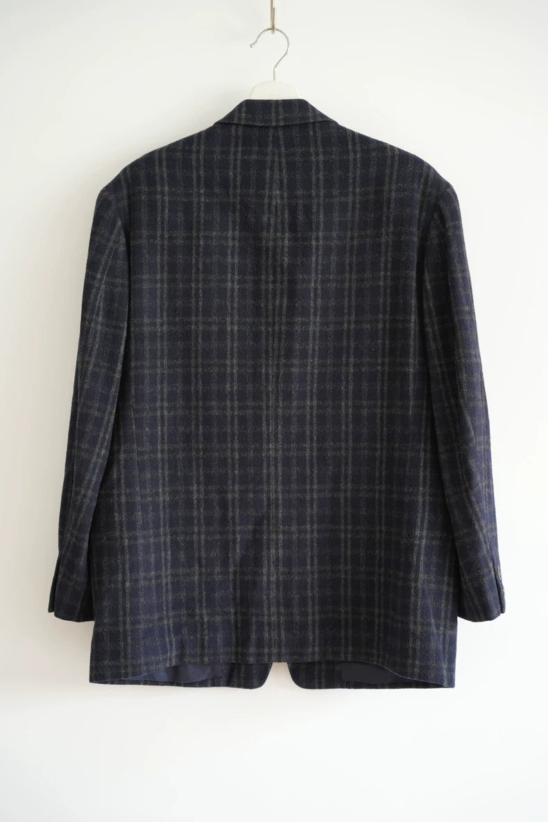 90s Retro Plaid Suit by Yohji Yamamoto