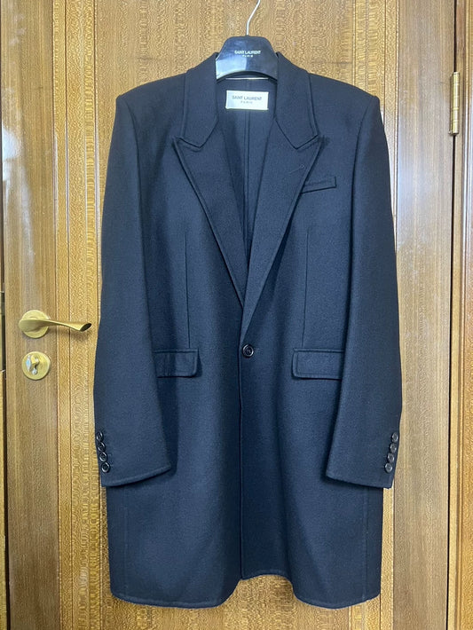 Saint Laurent Chesterfield Coat Size 50