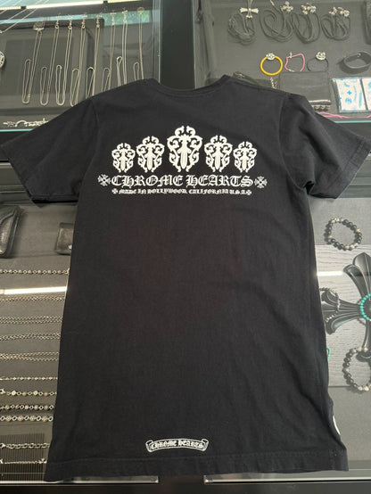 Chrome Hearts Black Short Sleeve T-shirt-yf