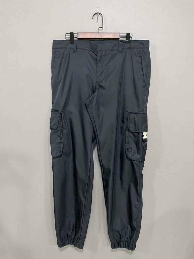 Prada Recycled Nylon Functional Cargo Pants