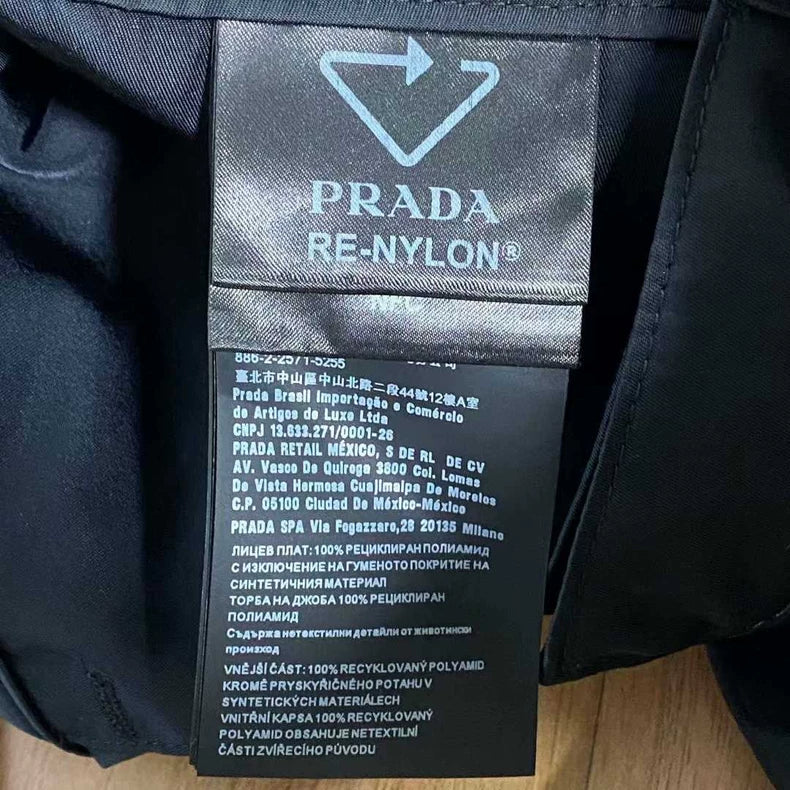 Prada Recycled Nylon Functional Cargo Pants