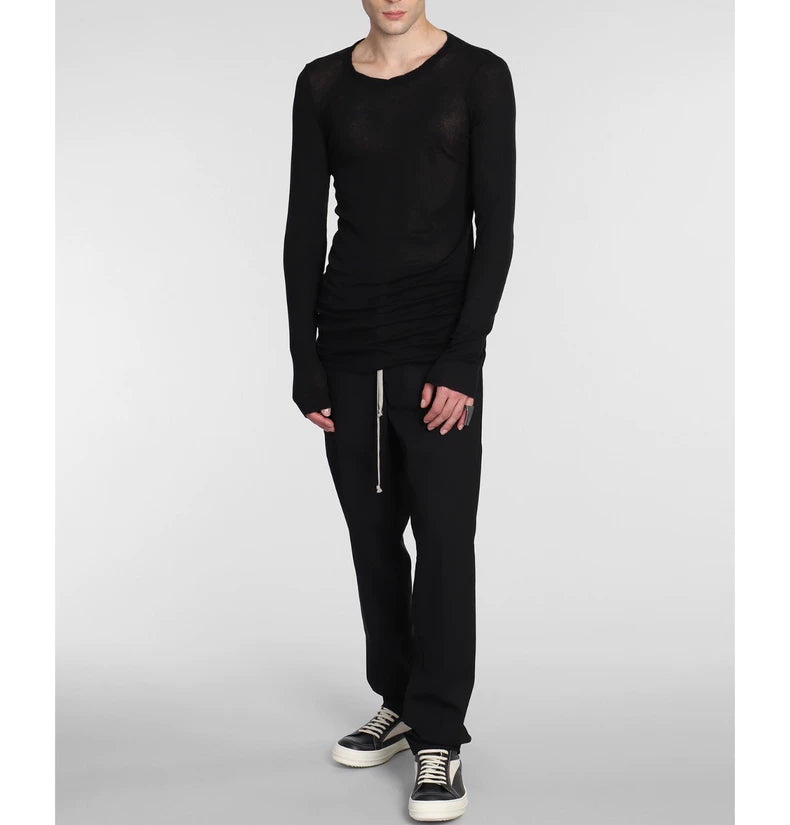 Rickowens Wool Drawstring Trousers