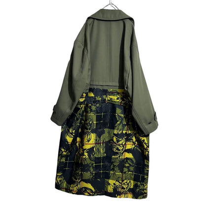 Comme des Garcons Homme Plus patchwork long coat