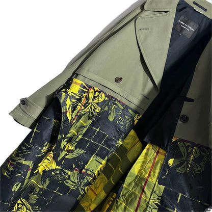 Comme des Garcons Homme Plus patchwork long coat