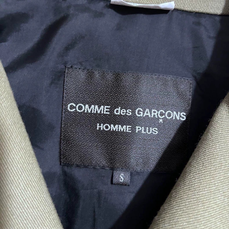 Comme des Garcons Homme Plus patchwork long coat