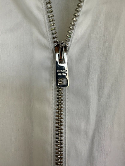 Prada White Zip Jacket