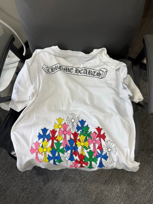 Chrome Hearts Colorful Short Sleeve Shirt