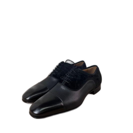 Christian Louboutin Black Leather Dress Shoes