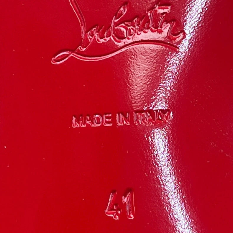 Christian Louboutin Black Leather Dress Shoes